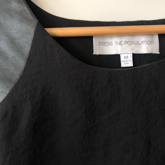 Dress the Population Drape Top - Picture 3 of 4